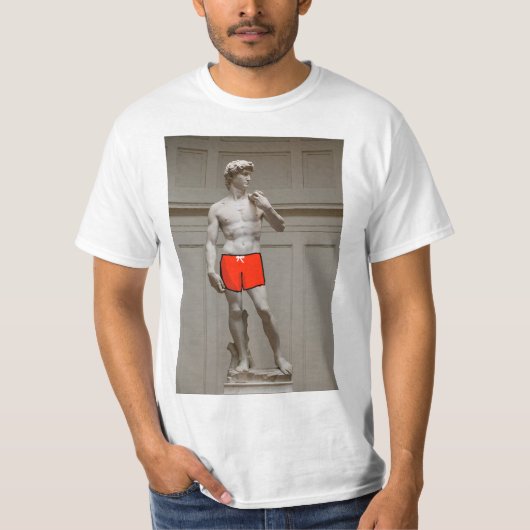 David Statue T-Shirt (Vorderseite)