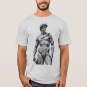David-Statue T-Shirt (Vorderseite)