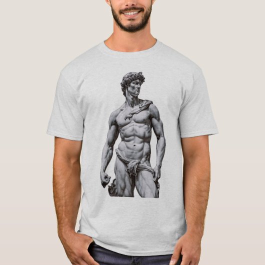 David-Statue T-Shirt (Vorderseite)