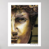 David-Statue von Lee Vandergrift Poster (Vorne)
