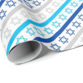 David-Sterne für Hanukkah Geschenkpapier (Rolleneckpunkt)