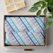 David-Sterne für Hanukkah Seidenpapier (Geschenk)
