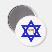 David & Symbol von LIFE Magnet (Vorderseite/Rückseite)