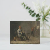 David Teniers der Jüngere - Raucher Postkarte (Stehend Vorderseite)