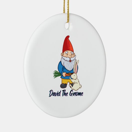 David The Gnome Keramik Ornament (Rechts)