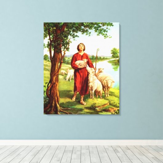 David The Shepherd Leinwanddruck (Insitu (Holzboden))