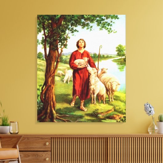 David The Shepherd Leinwanddruck (Insitu (Wohnzimmer))
