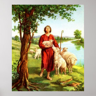 David The Shepherd Poster