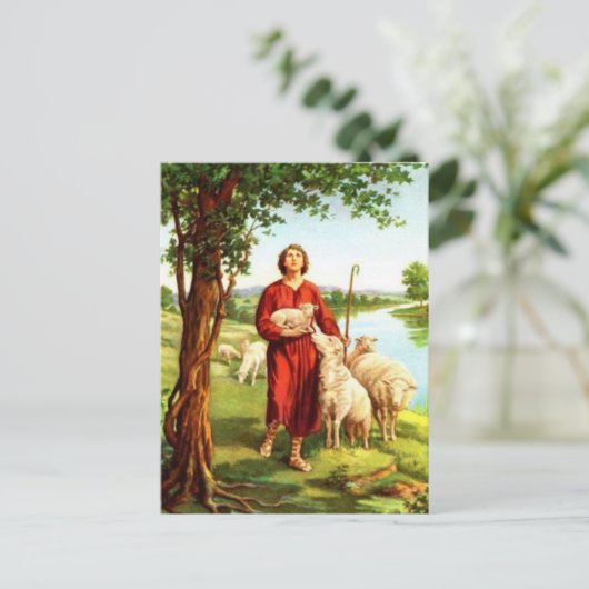David The Shepherd Postkarte (Stehend Vorderseite)