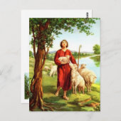 David The Shepherd Postkarte (Vorne/Hinten)