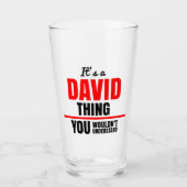 David Thing, was du nicht verstehen würdest Glas (Vorderseite)