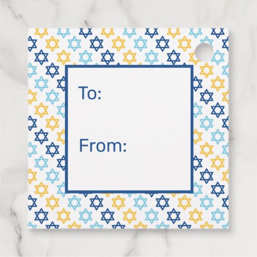 David To From Geschenkanhänger (Rückseite)