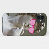David trägt eine Rose-Brille Case-Mate iPhone Hülle (Rückseite (Horizontal))