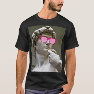 David trägt eine Rose-Brille T-Shirt