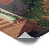 David und Bathsheba, 1528 Poster (Ecke)