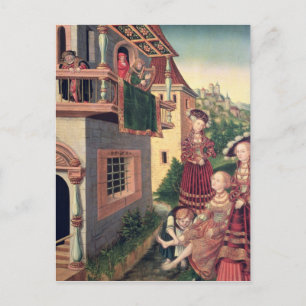 David und Bathsheba, 1528 Postkarte