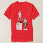 David und Caesar Hintern Play T-Shirt (Design vorne)