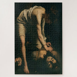 David und Goliath (1600) von Caravaggio Puzzle