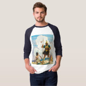 David und Goliath, 1940 von Newell Convers Wyeth T-Shirt (Vorne ganz)