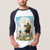 David und Goliath, 1940 von Newell Convers Wyeth T-Shirt (Vorderseite)