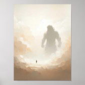 David und Goliath, Bibelmalerei, Christliche Kunst Poster (Vorne)