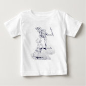 David und Goliath Bible Story Baby T-shirt (Vorderseite)