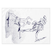 David und Goliath Bible Story Tischdecke (Vorderseite (Horizontal))