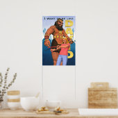 David und Goliath-Girl Poster (Küche)