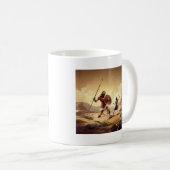 David und Goliath Kaffeetasse (VorderseiteRechts)