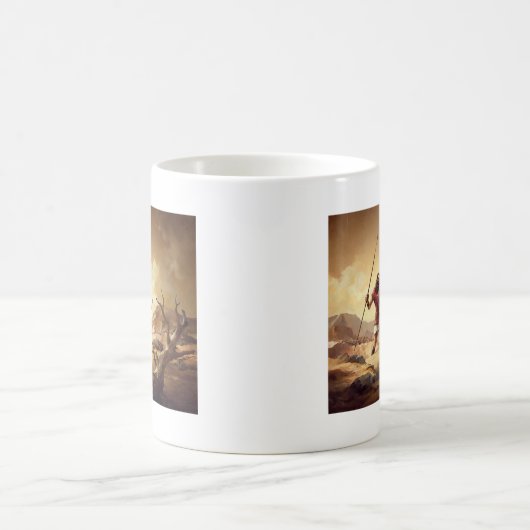 David und Goliath Kaffeetasse (Mittel)