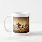 David und Goliath Kaffeetasse (Links)