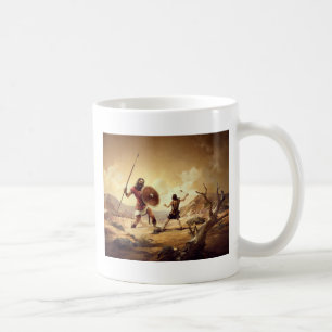 David und Goliath Kaffeetasse