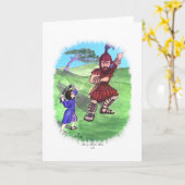 DAVID UND GOLIATH KARTE (Gelbe Blume)