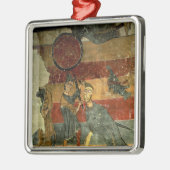 David und Goliath, katalanische Schule Ornament Aus Metall (Links)