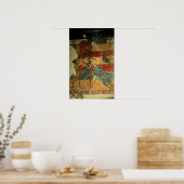 David und Goliath, katalanische Schule Poster (Küche)