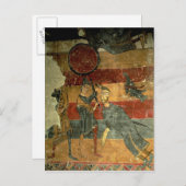 David und Goliath, katalanische Schule Postkarte (Vorne/Hinten)