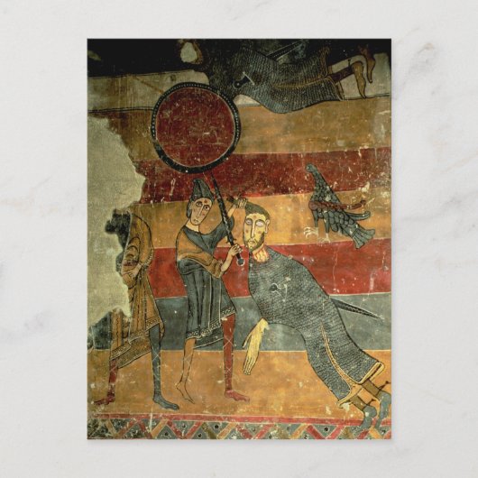 David und Goliath, katalanische Schule Postkarte (Vorderseite)