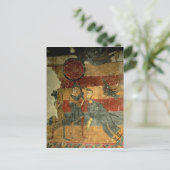 David und Goliath, katalanische Schule Postkarte (Stehend Vorderseite)