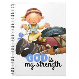 David- und Goliath-Kinderbibel-Versnotizbuch Notizblock