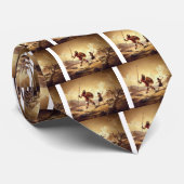 David und Goliath Krawatte (Gerollt)