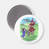 DAVID UND GOLIATH MAGNET (Vorderseite/Rückseite)