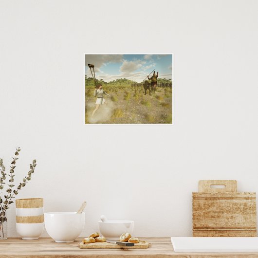 David und Goliath Poster (Küche)