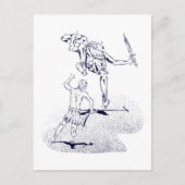 David und Goliath Postkarte (Vorderseite)