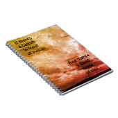 David und Goliath Quote Notizblock (Rechte Seite)