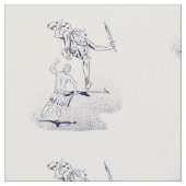 David und Goliath Stoff (Nahaufnahme)