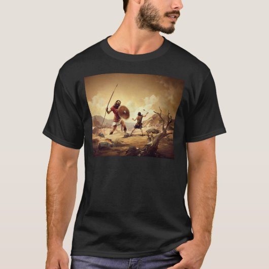 David und Goliath T-Shirt (Vorderseite)