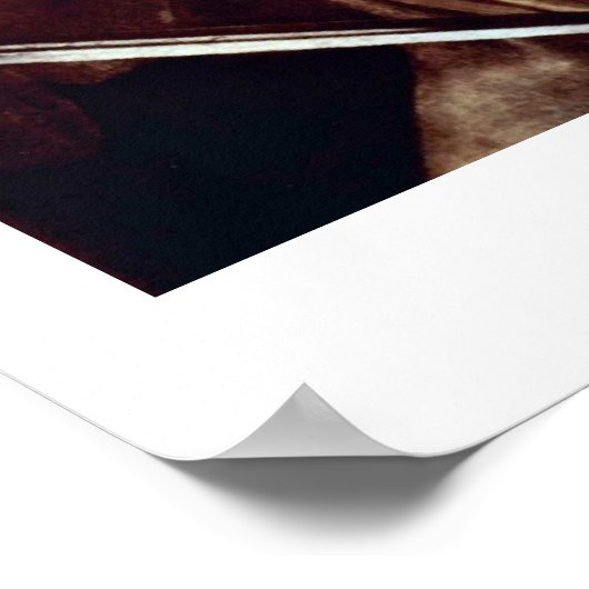 David und Goliath von Michelangelo Da Caravaggio Poster (Ecke)