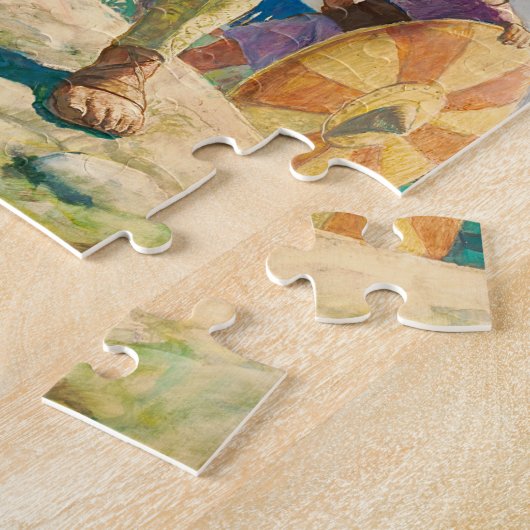 David und Goliath von Newell Convers Wyeth Puzzle (Seite)