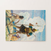 David und Goliath von Newell Convers Wyeth Puzzle (Horizontal)