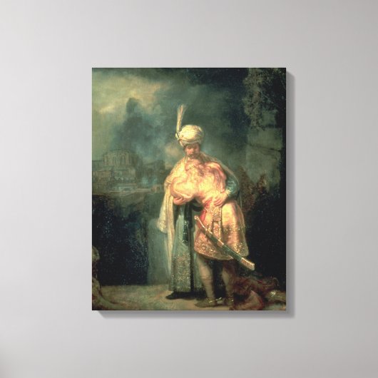 David und Jonathan, 1642 Leinwanddruck (Vorderseite)